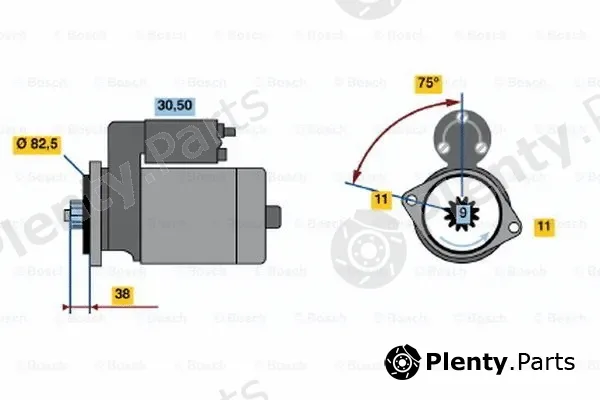 Bosch 0986012901 — Starter