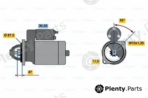 Bosch 0986014111 — Starter