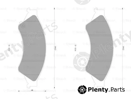 Bosch 0986AB1083 — Brake Pad Set, disc brake