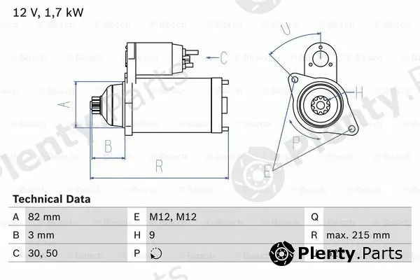Bosch 0986024250 — Starter