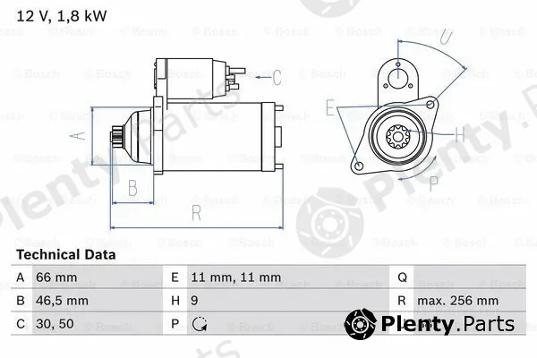 Bosch 0986017450 — Starter