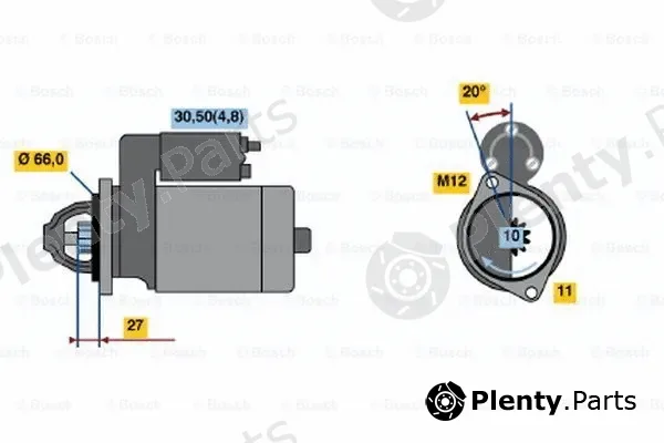 Bosch 0001108415 — Starter