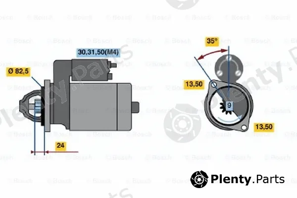 Bosch 0001368080 — Starter