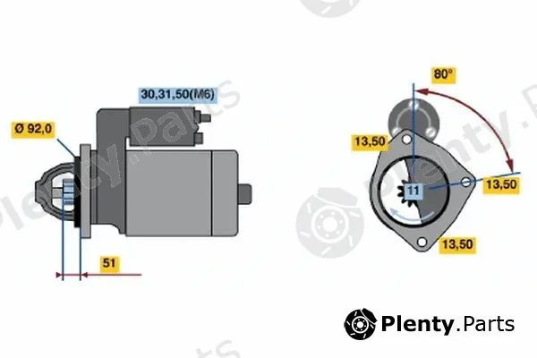 Bosch 0001371019 — Starter