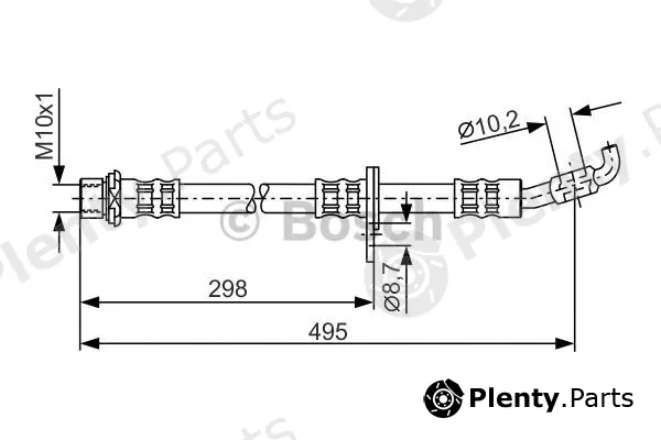 Bosch 1987476963 — Brake Hose