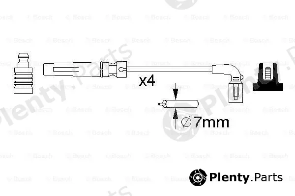 Bosch 0986356987 — Ignition Cable Kit