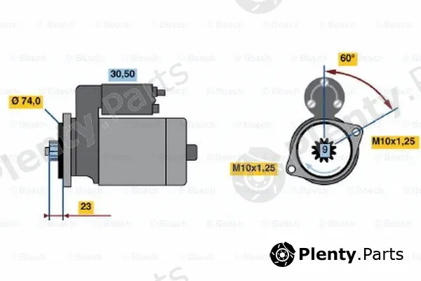 Bosch 0986014511 — Starter