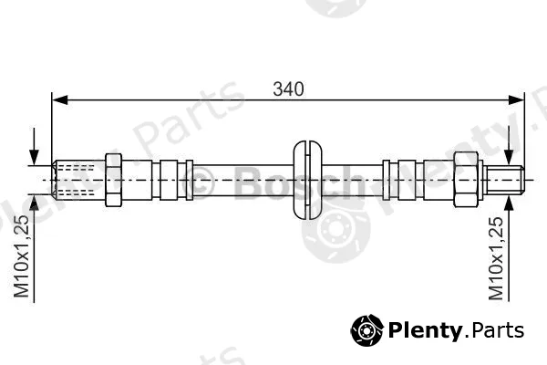 Bosch 1987476191 — Brake Hose
