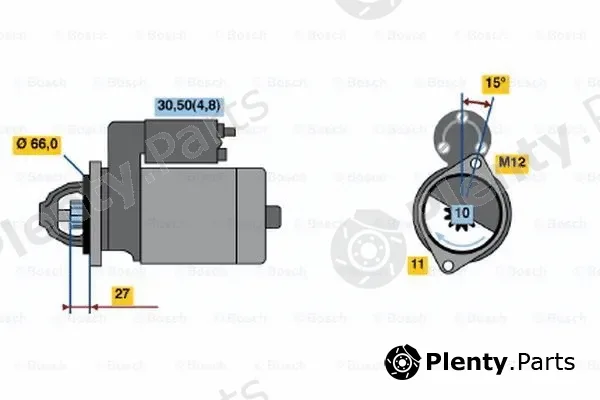 Bosch 0001107450 — Starter