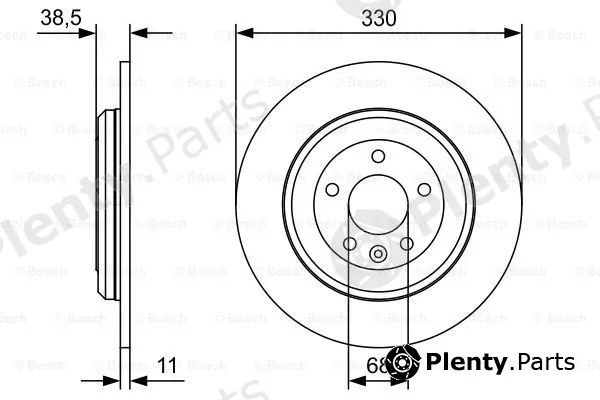 Bosch 0986479W01 — Brake Disc