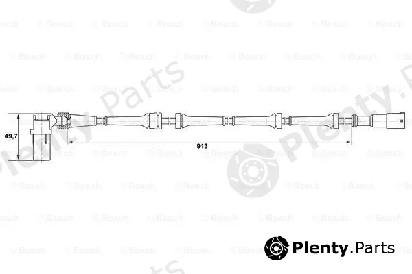 Bosch 0265006282 — Sensor, wheel speed
