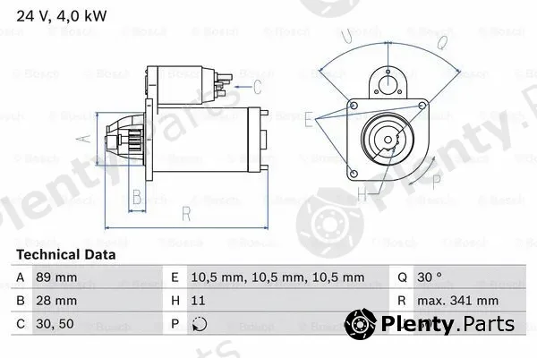 Bosch 0986013720 — Starter