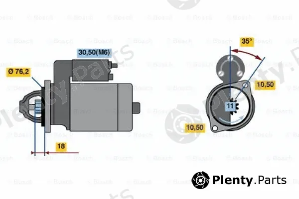 Bosch 0001107046 — Starter