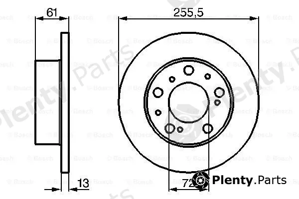 Bosch 0986478067 — Brake Disc