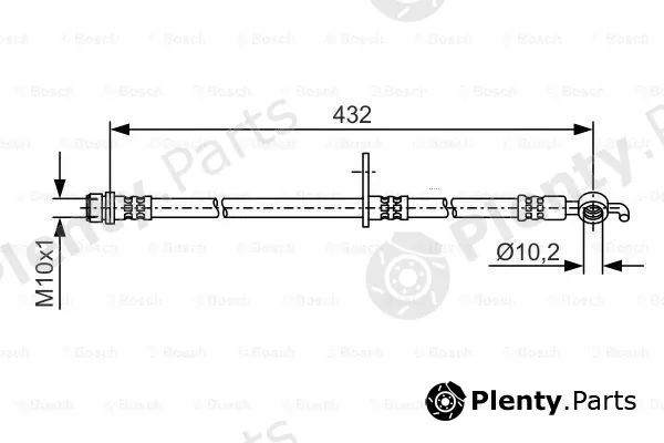 Bosch 1987481A58 — Brake Hose