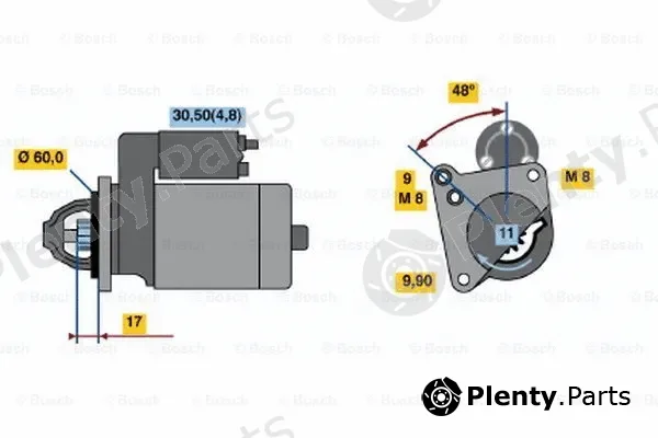 Bosch 0001138003 — Starter