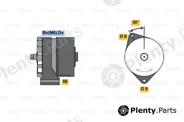 Bosch 0120489030 — Alternator