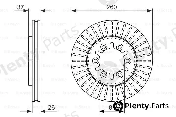 Bosch 0986479605 — Brake Disc