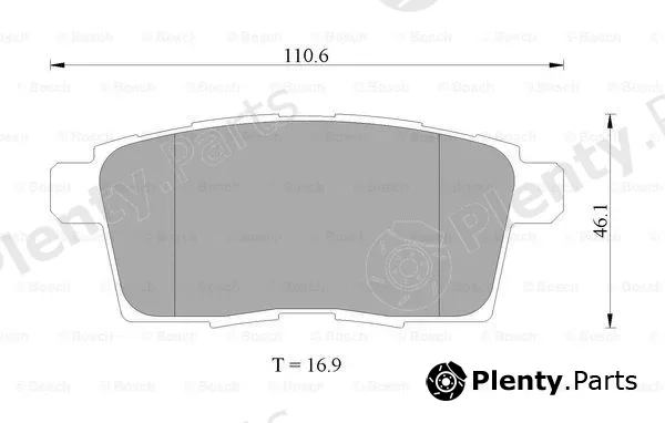 Bosch 0986AB2272 — Brake Pad Set, disc brake