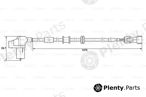 Bosch 0265006331 — Sensor, wheel speed