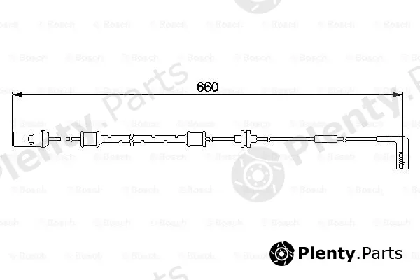 Bosch 1987474936 — Warning Contact, brake pad wear