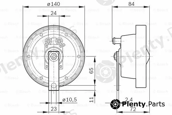 Bosch 0320223002 — Signal Horn