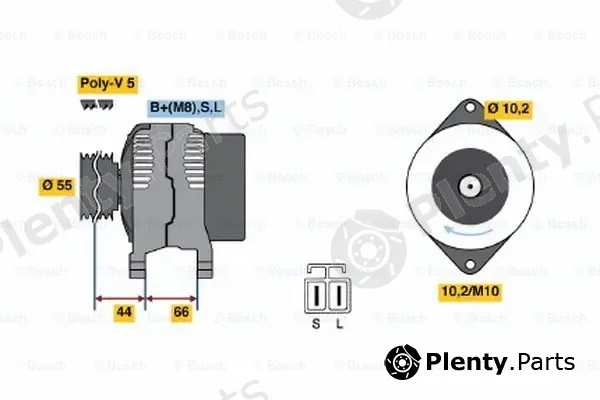 Bosch 0986042921 — Alternator