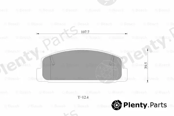 Bosch 0986AB2538 — Brake Pad Set, disc brake