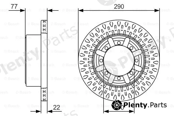 Bosch 0986479V18 — Brake Disc