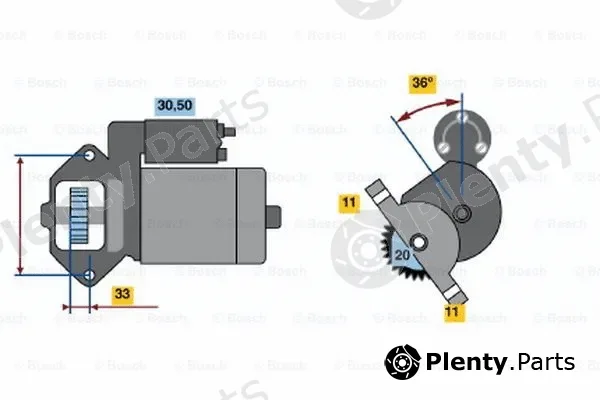 Bosch 0986020511 — Starter