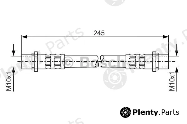 Bosch 1987476904 — Brake Hose