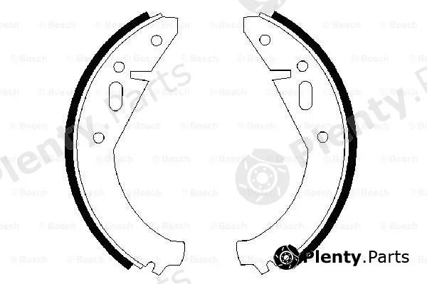 Bosch 0986487321 — Brake Shoe Set