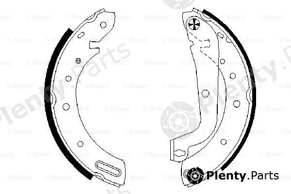 Bosch 0986487583 — Brake Shoe Set