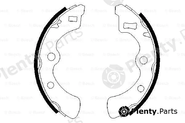 Bosch 0986487296 — Brake Shoe Set