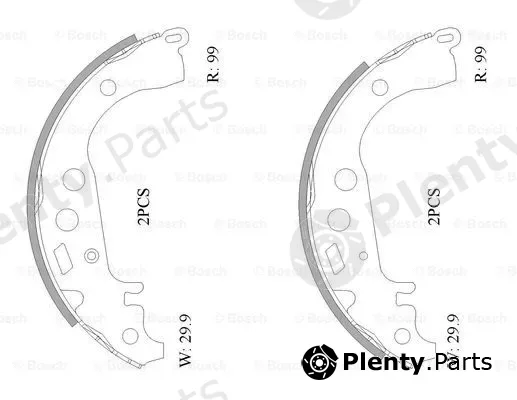 Bosch 0986AB0118 — Brake Shoe Set