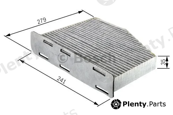 Bosch 1987432369 — Filter, cabin air