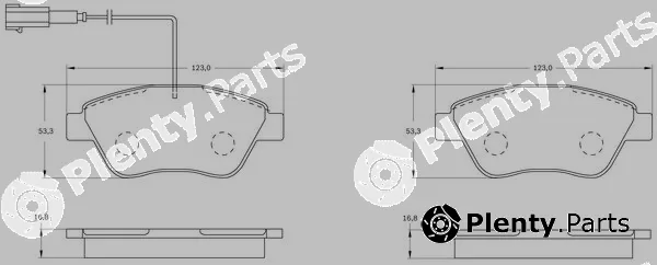 Bosch 0986BB0578 — Brake Pad Set, disc brake
