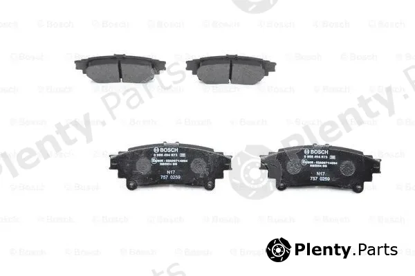 Bosch 0986494873 — Brake Pad Set, disc brake