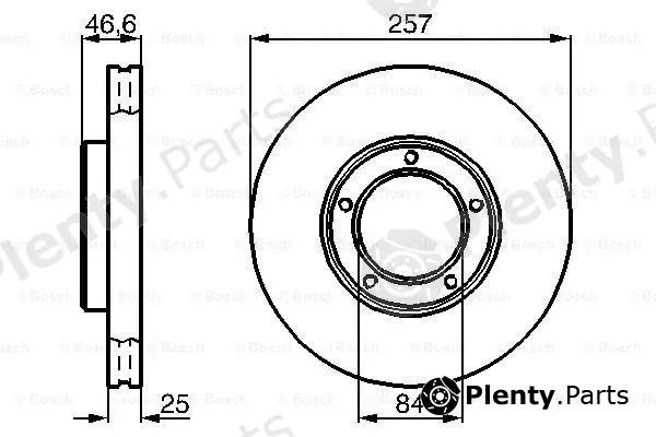 Bosch 0986478397 — Brake Disc
