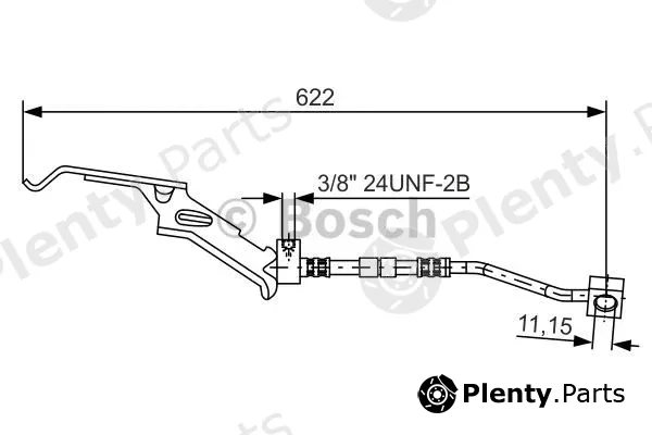 Bosch 1987476085 — Brake Hose