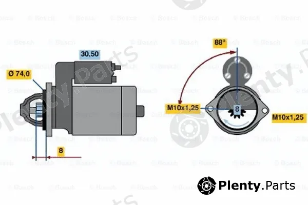 Bosch 0986014541 — Starter