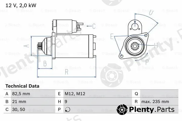 Bosch 0986021630 — Starter