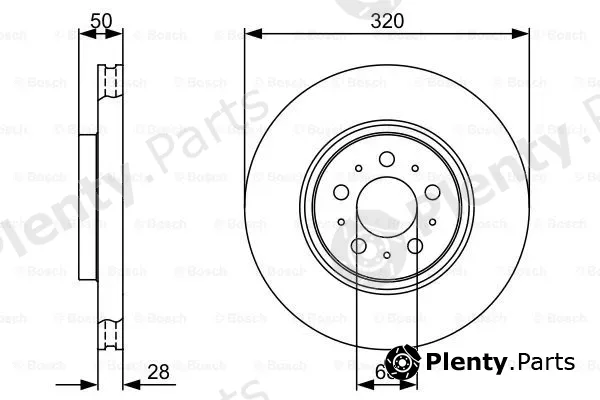 Bosch 0986479321 — Brake Disc