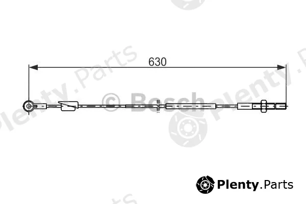 Bosch 1987477361 — Cable Pull, parking brake