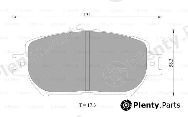 Bosch 0986AB2389 — Brake Pad Set, disc brake