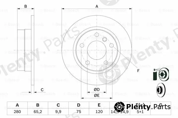 Bosch 0986479217 — Brake Disc