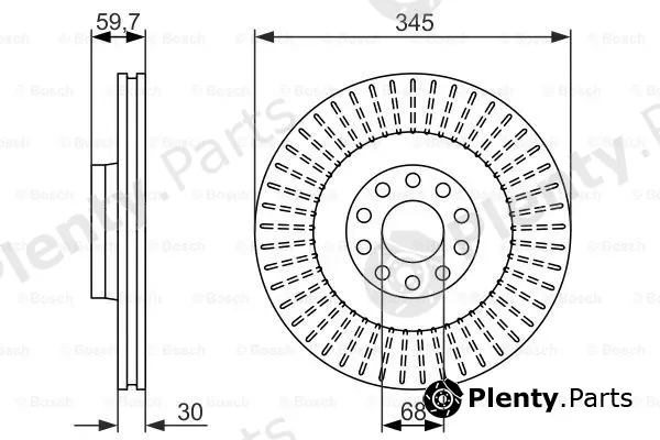 Bosch 0986479589 — Brake Disc