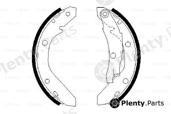 Bosch 0986487006 — Brake Shoe Set