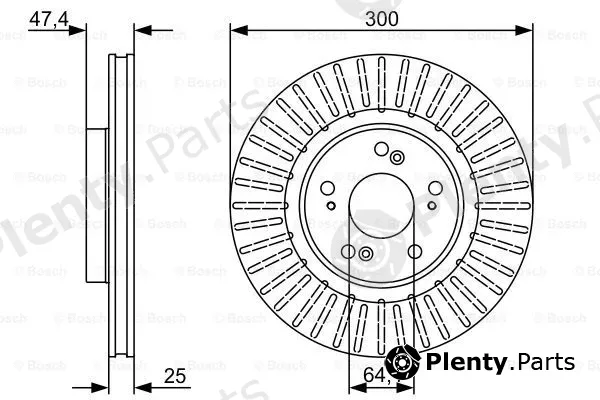 Bosch 0986479534 — Brake Disc