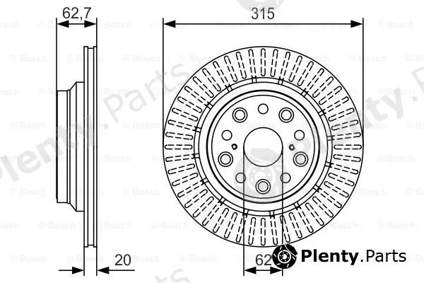 Bosch 0986479T06 — Brake Disc